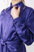 ILTA ruched shirt dress