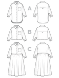 Jenna Shirt + Shirtdress