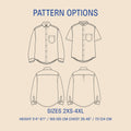 Jensen Shirt sewing pattern Wardrobe By Me