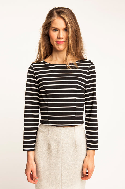 KANERVA button-back tee