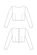 KANERVA button-back tee
