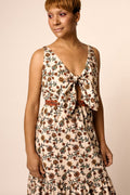 Keyhole front dress sewing pattern