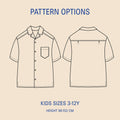 Kids Tropical Shirt sewing pattern Wardrobe By Me
