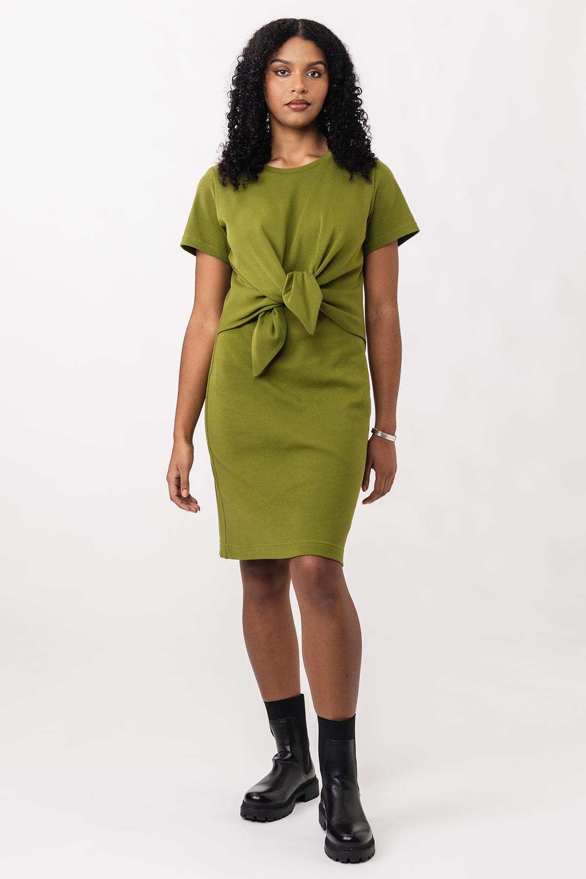 LYYTI tie front mini & maxi dress