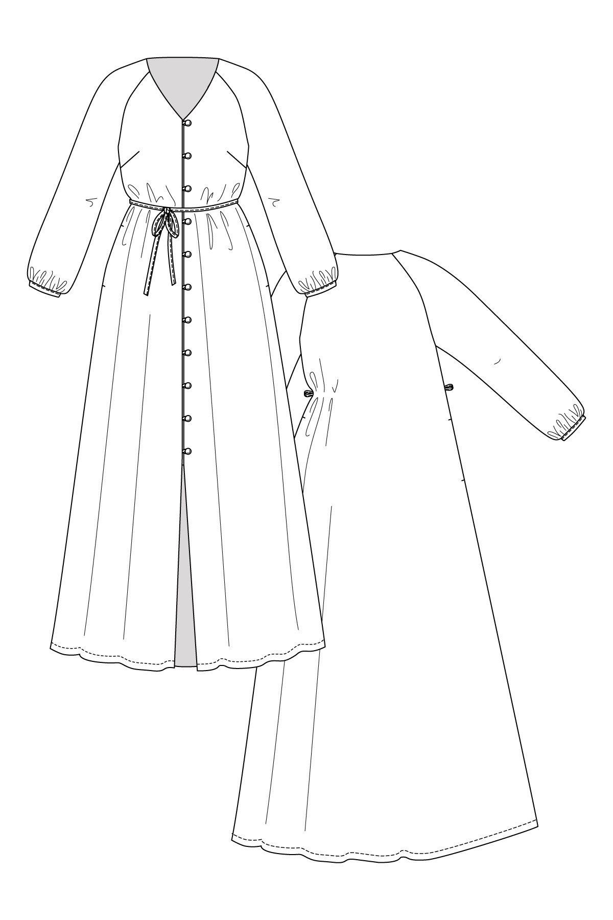 MAITE raglan tunic & dress