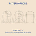 Overshirt sewing pattern Wardrobe By Me