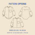 Puff Shirt sewing pattern