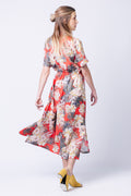 Dress with a gathered waist sewing pattern