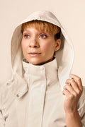 Jacket with a detachable hood sewing pattern