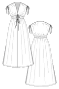 SUVI caftan mini & maxi dress