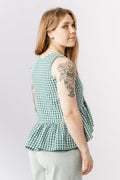 Top with longer hem at the back sewing pattern
