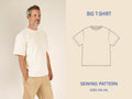 Big T-shirt sewing pattern