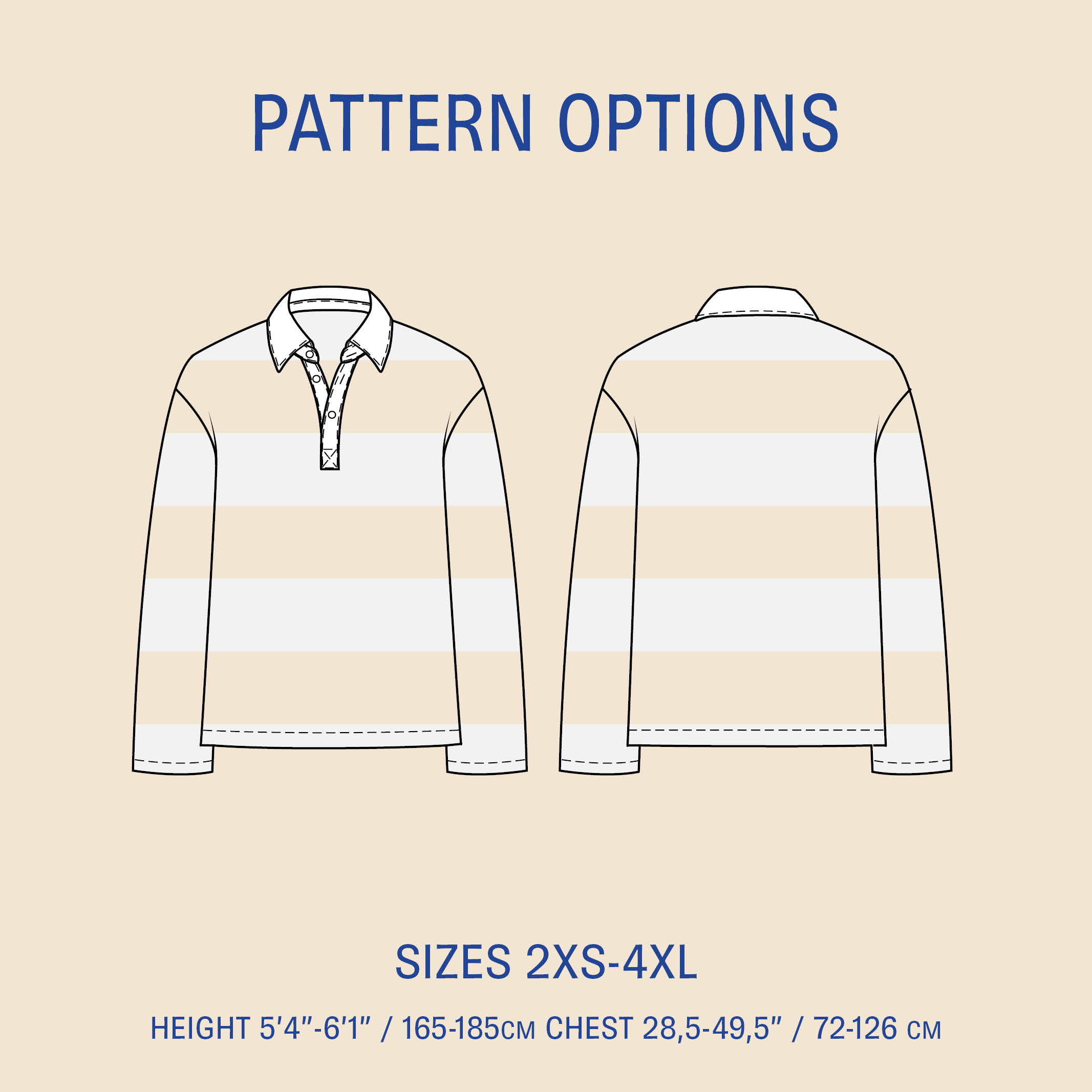 Rugby Polo Shirt Sewing Pattern