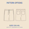 Summer Shorts sewing pattern