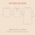 Whisper Blouse Sewing Pattern Wardrobe By Me