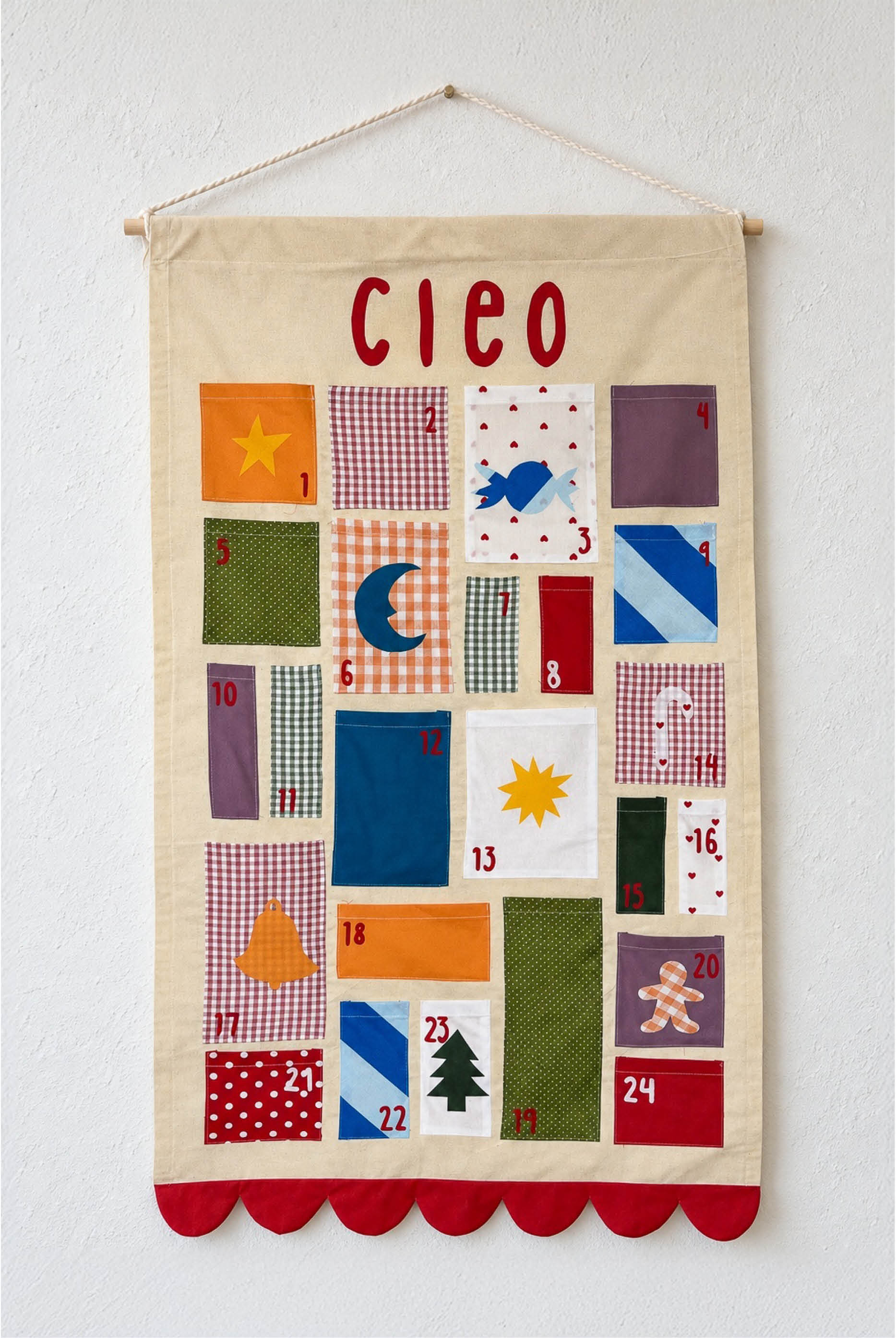DIY Adventskalender Nähen Schnittmuster