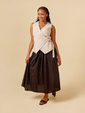 Aylin Wrap Dress + Vest 