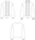 Blouse plissée Henriette