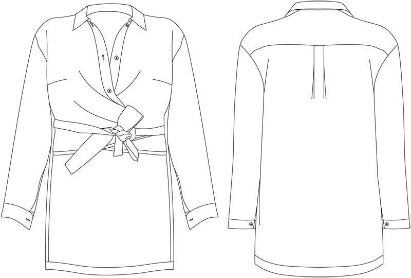 Blouse plissée Henriette