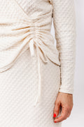 EEDIT drawstring knit top & dress