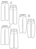Frank Jeans Pattern
