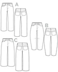 Frank Jeans Pattern