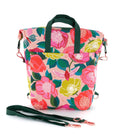 Remove the strap to use the convertible bag as a tote