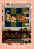Katzen Quilt Schnittmuster
