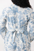 OODI gathered midi dress