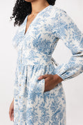 OODI gathered midi dress