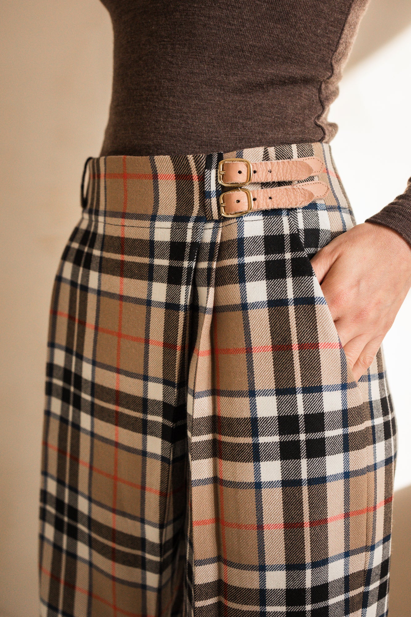 Pantalon tailleur portefeuille Hugo