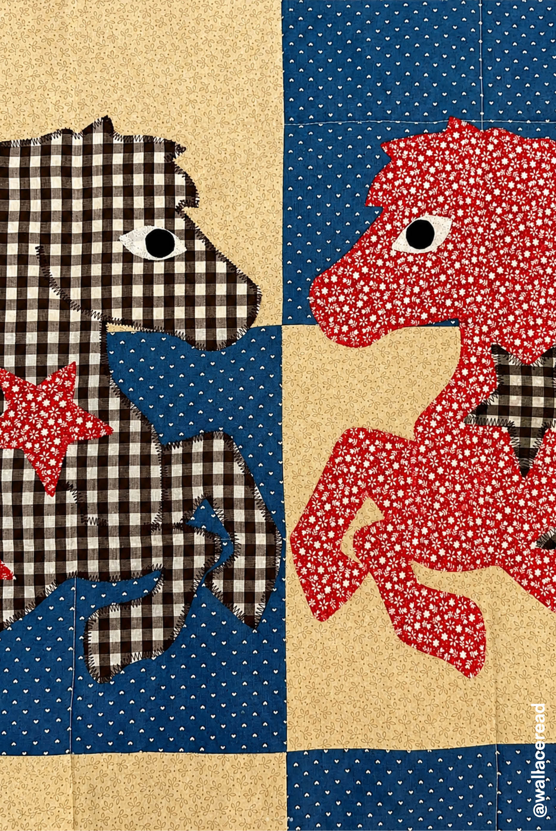 Pferd Quilt Schnittmuster