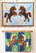 Pferd Quilt Schnittmuster