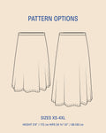 Simple Skirt sewing pattern