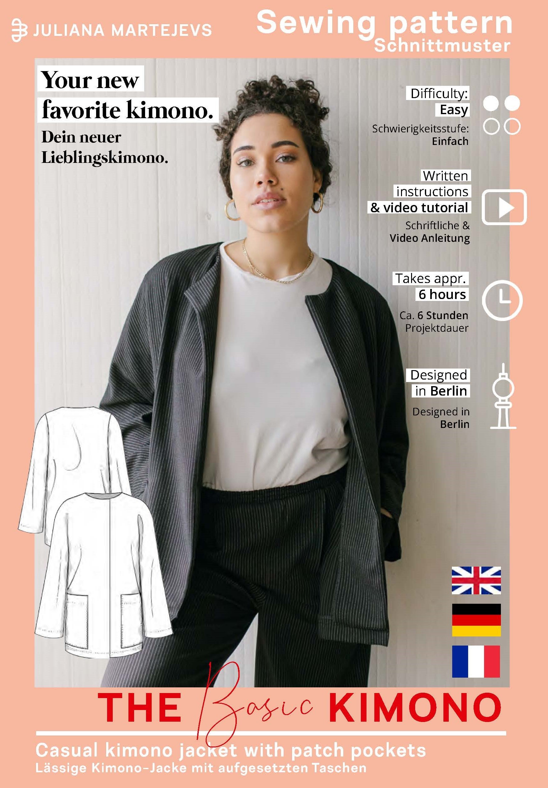 Basic Kimono Schnittmuster