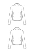 Basic Rollkragen Pullover Schnittmuster