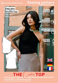 Asymmetrisches Top Schnittmuster CARA