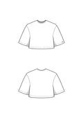 Cropped T-Shirt Schnittmuster
