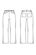 Jeans Schnittmuster DINA