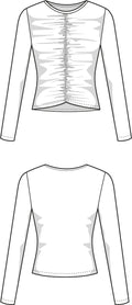 Jersey Top Schnittmuster IVY