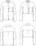 Weite Bluse Schnittmuster NOELLA