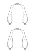 Sweatshirt Pullover Schnittmuster SALLY