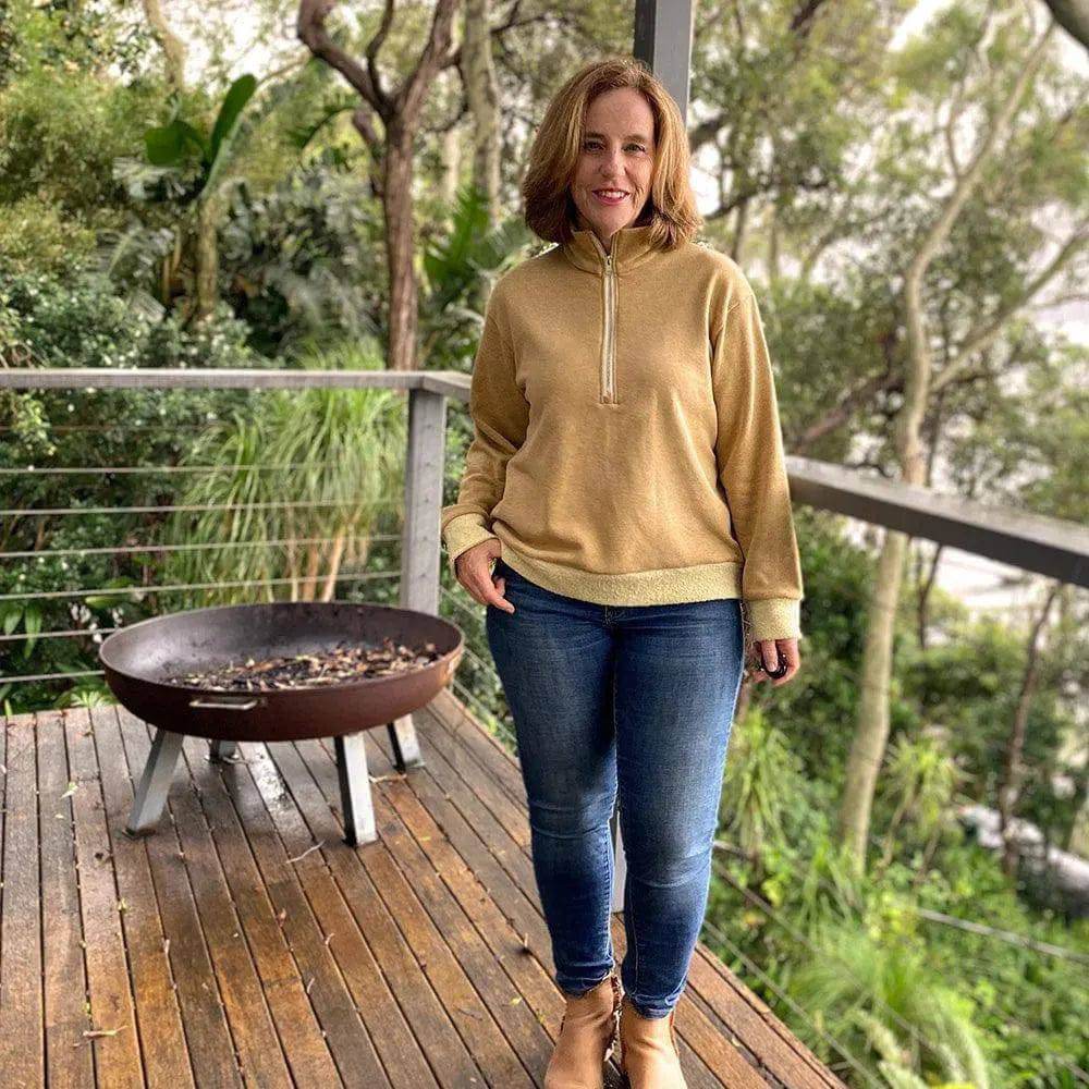 Half zipper sweater Pattern Wardrobe By Me