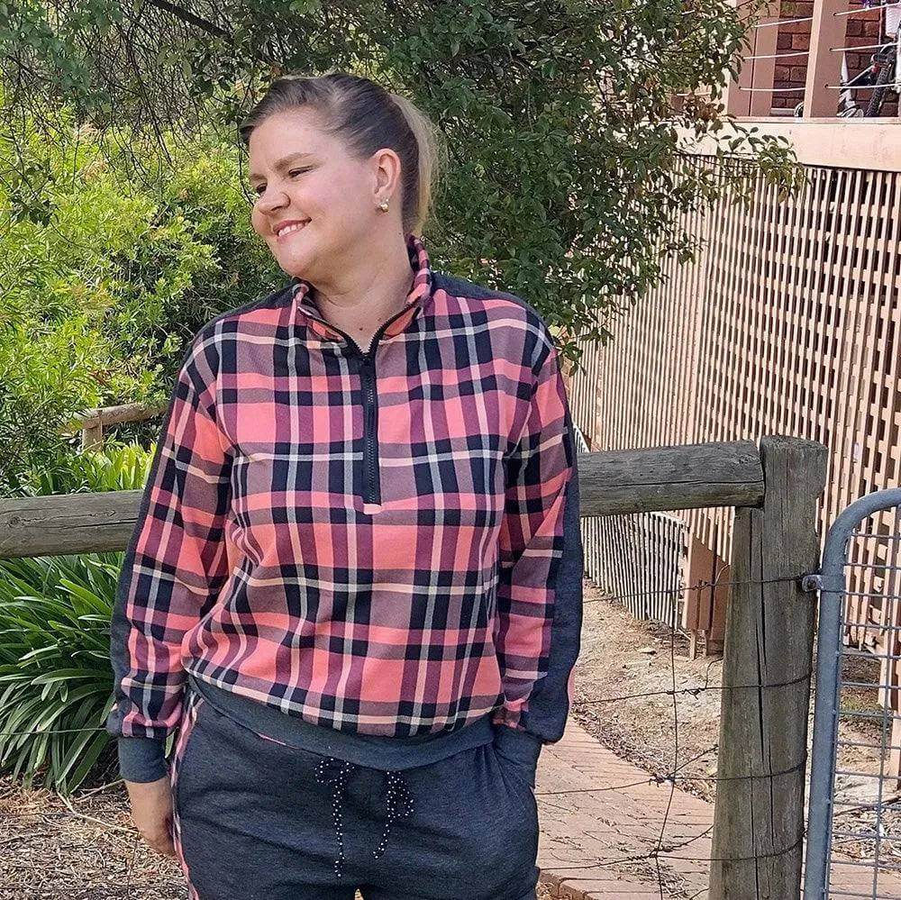 Half zipper sweater Pattern Wardrobe By Me