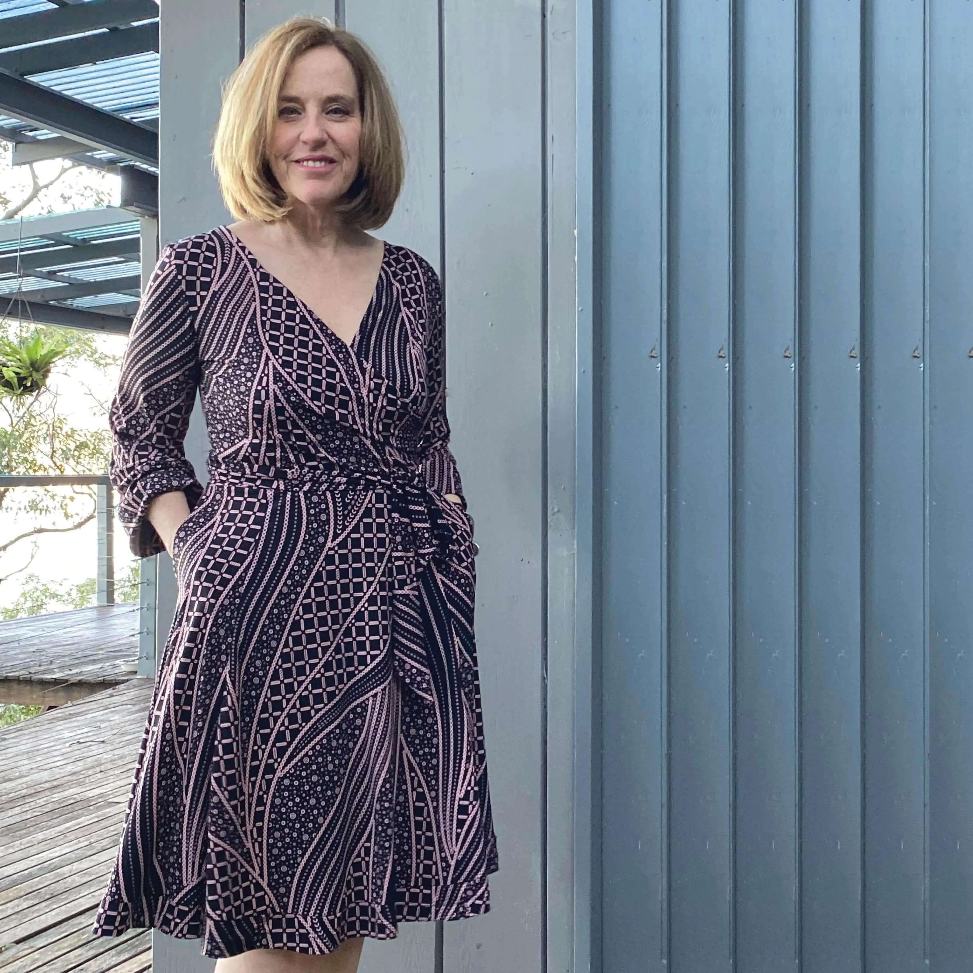 Wanda Wrap Dress Pattern Wardrobe By Me