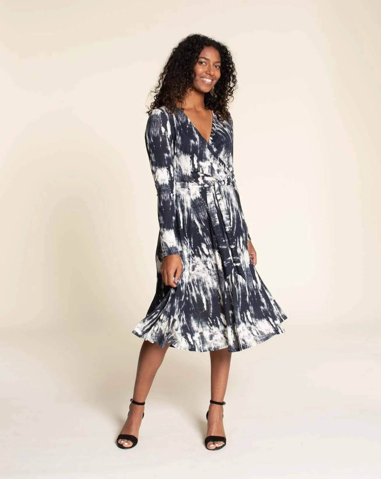 Wanda Wrap Dress Pattern Wardrobe By Me
