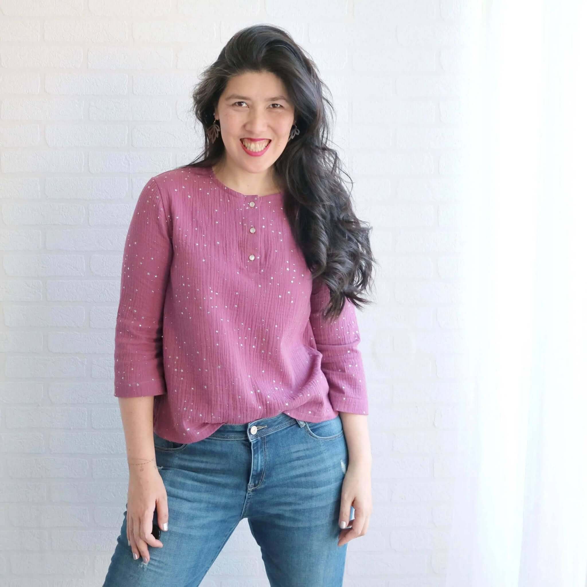 Whisper Blouse Sewing Pattern Wardrobe By Me
