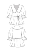 Wickelbluse Schnittmuster DAPHNE