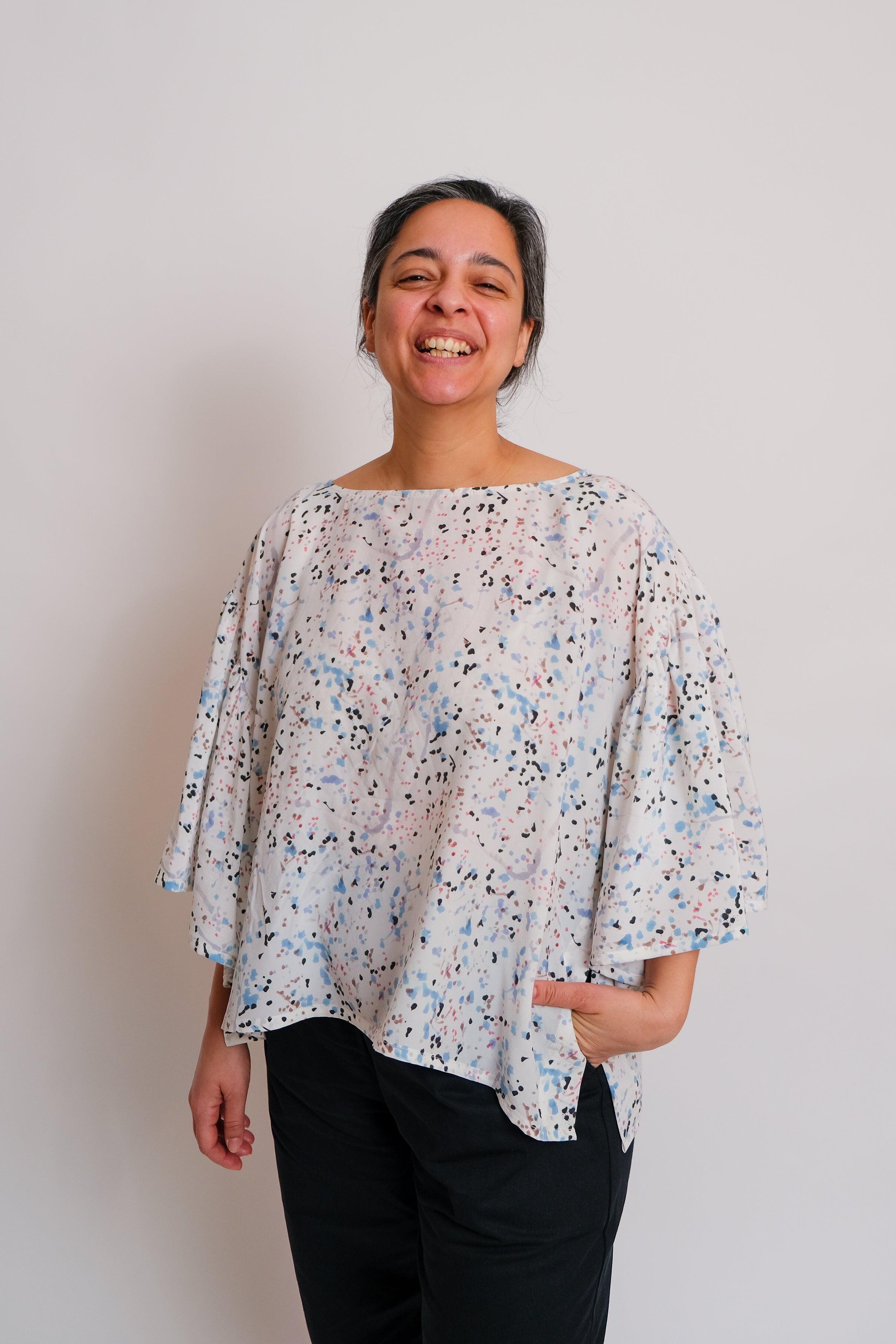 ZW Frill Sleeve Top - PDF Pattern