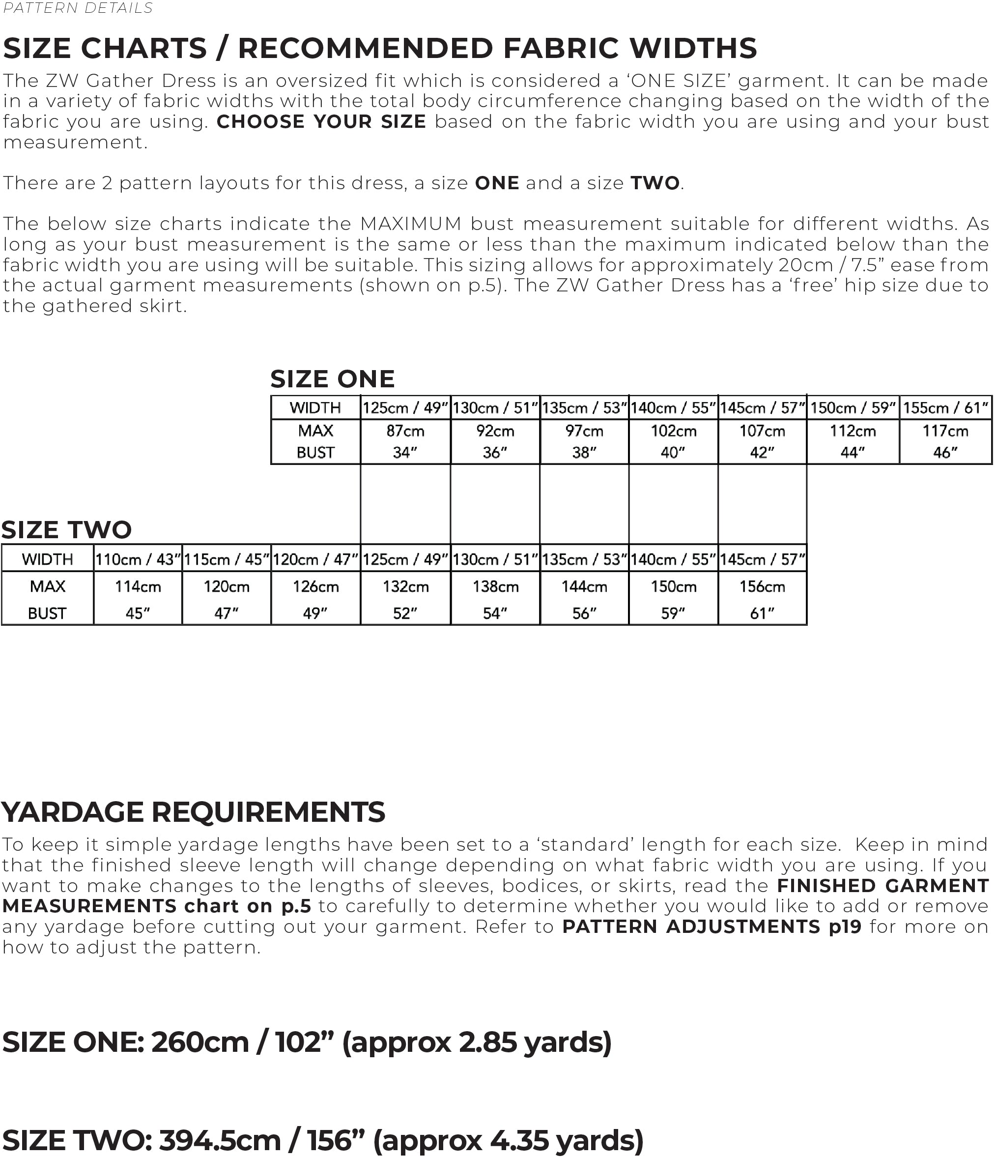 ZW Gather Dress - PDF Pattern